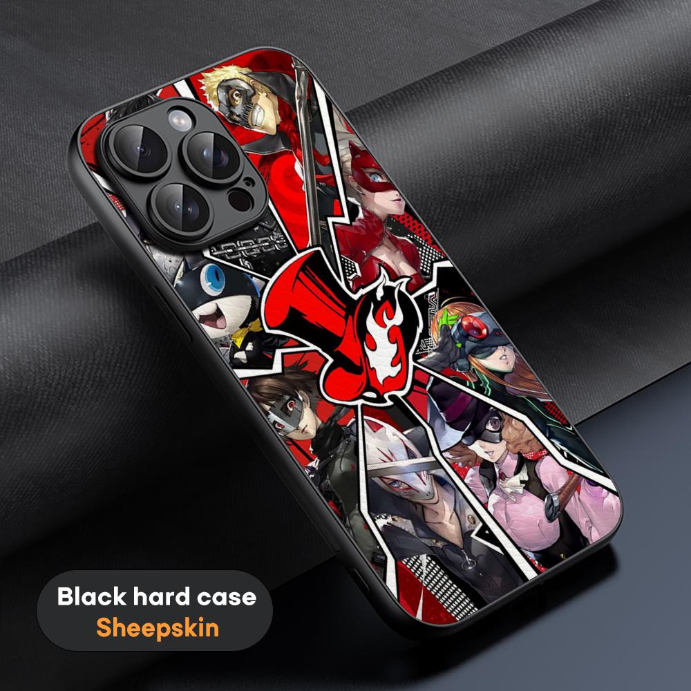 Personal hot game 5 poster pattern Phone Case For iPhone 16 15 14 13 12 11 Plus Pro Max Limited Black hard case Sheepskin