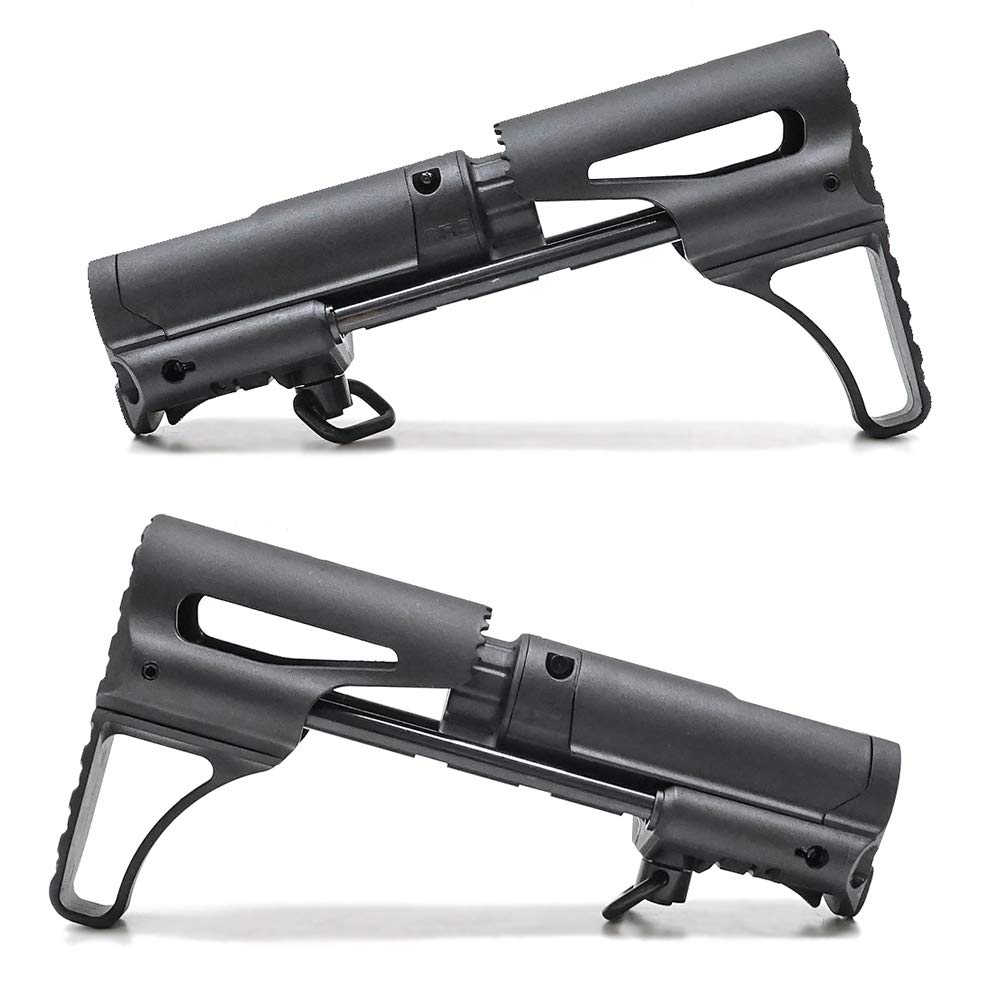 Ryohin Buhin Токио Маруи Стандартный AEG M4 Совместимый APS PDW CRS Приклад - Выдвижной Приклад Стрингерный Баллонный Приклад/BK Черный