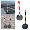 85см Дорожный конус Барьер Парковочный столбик Переносной дорожный боллард Парковочный столбик Боком Строительная площадка Дорожные маркеры Предупредительный столбик
