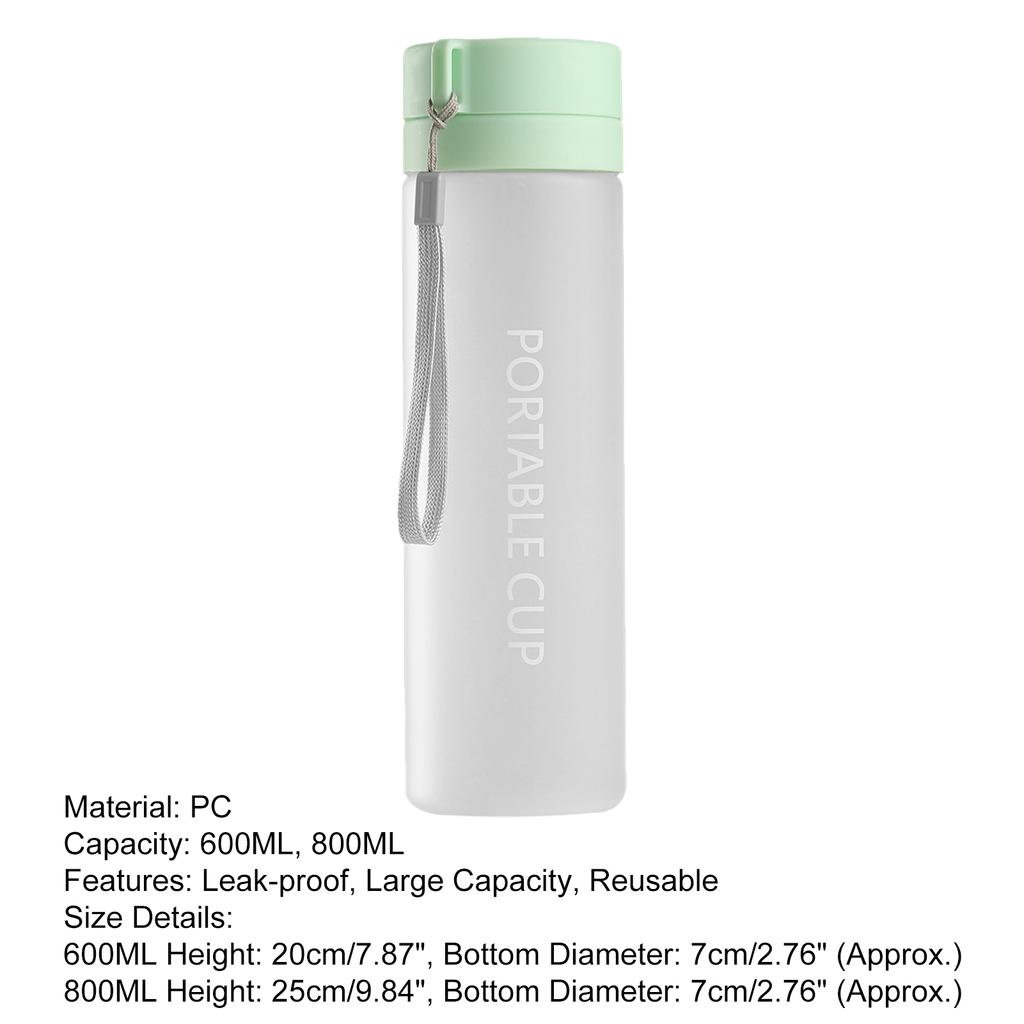 Бутылка для воды Минималистичная герметичная антидеформированная практичная широко используемая питьевая бутылка для путешествий