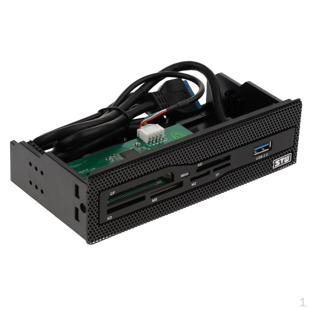 Корпус для настольного ПК 5,25'' USB 3.0 Панель переднего доступа Внутренний кард-ридер