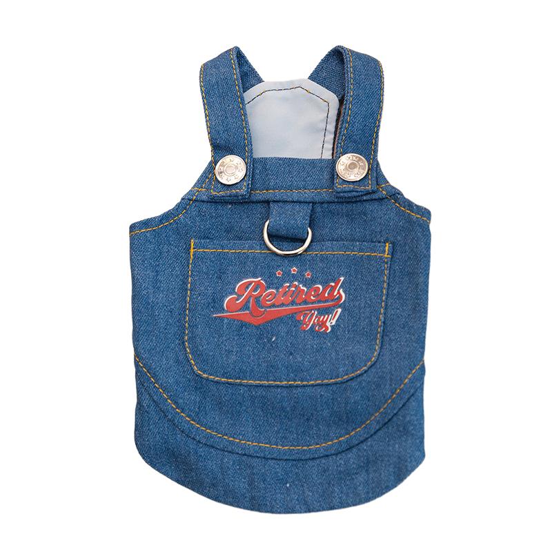 Джинсовая куртка для собак, классное синее джинсовое пальто для маленьких и средних девочек, мальчиков, собак, одежда для щенков, прочный жилет с D-образным кольцом для поводка