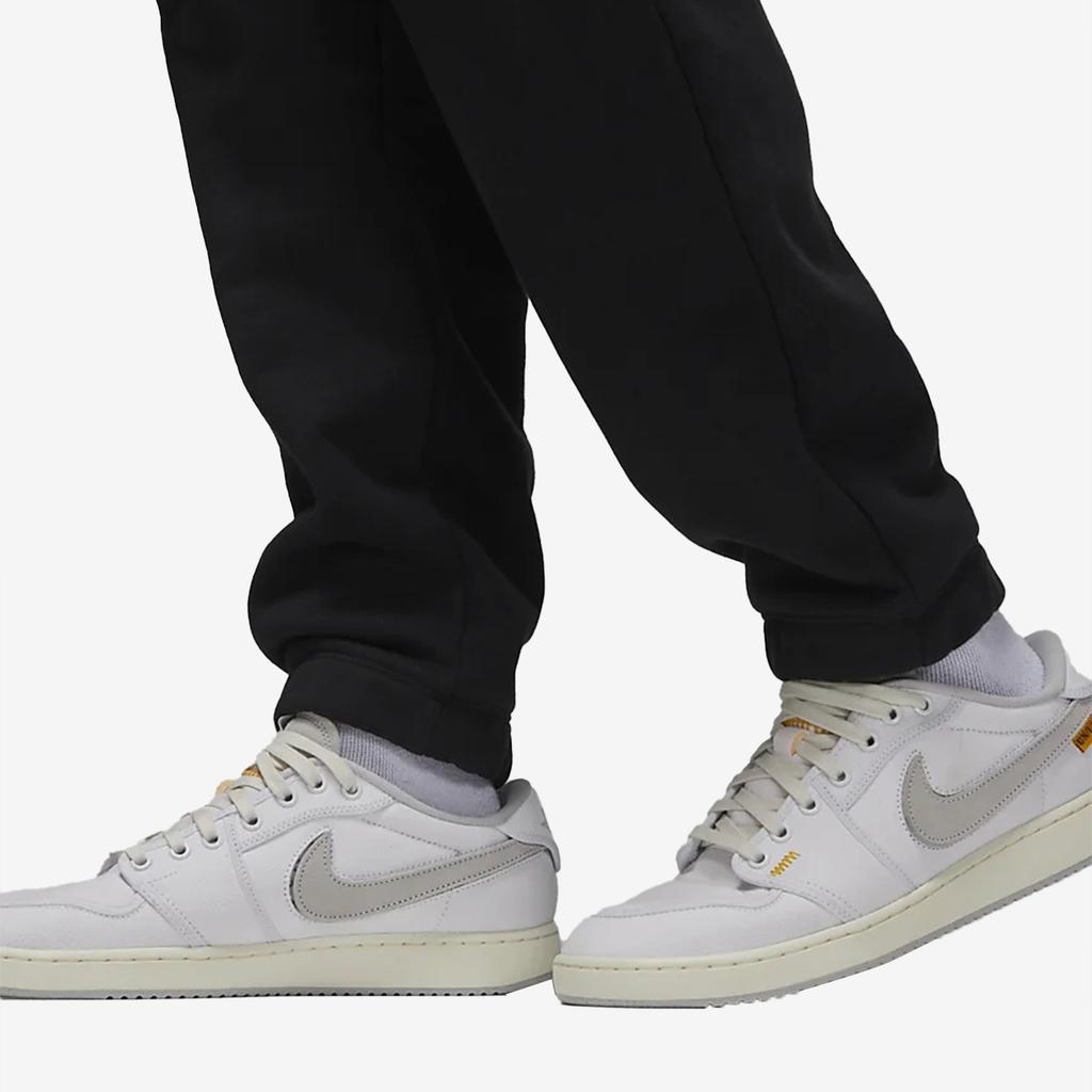 Jordan Union Collaboration Series Solid Logo Joggers With Drawstring Unisex Bottoms Black DV7337-010