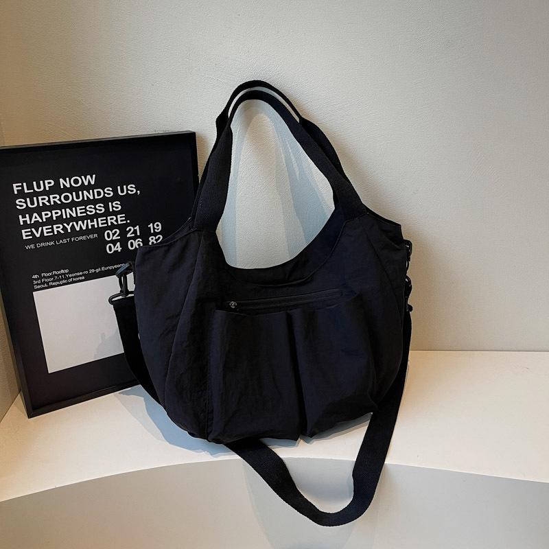 Вместительная тканевая сумка, женская новая сумка-тоут на одно плечо, модная и легкая сумка-тоут, повседневная сумка-мессенджер