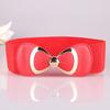 Korean Style Women's Fashion Bow Elastic Waist Belt