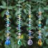 4 Pcs Crystal Suncatchers for Indoor Windows Hanging Decorative Crystals Ball Prism for Yard and Garden Indoor Home Wedding Party Car Mirror Decor