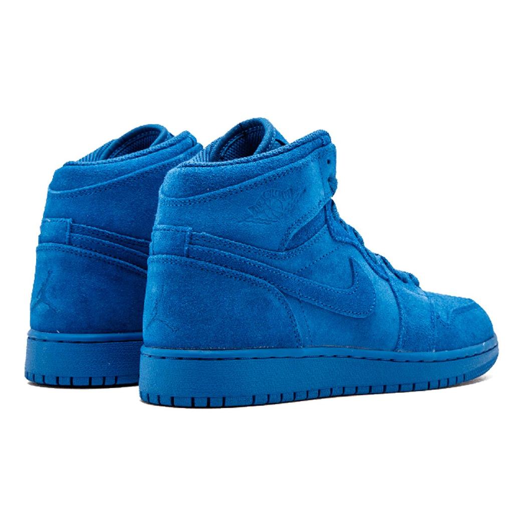 Jordan 1 Ретро Высокий Синий Замша GS 705300-404