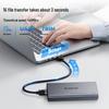 ORICO 2.5" USB-C External Hard Drive Enclosure, Compatible with SATA SSD/HDD