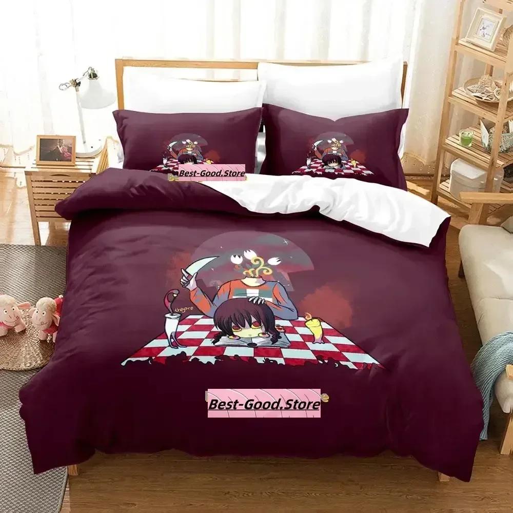 Постельное белье Yume Nikki Односпальное Двуспальное Набор с наволочкой Пододеяльник Мягкий Односпальный Двуспальный Queen Super King