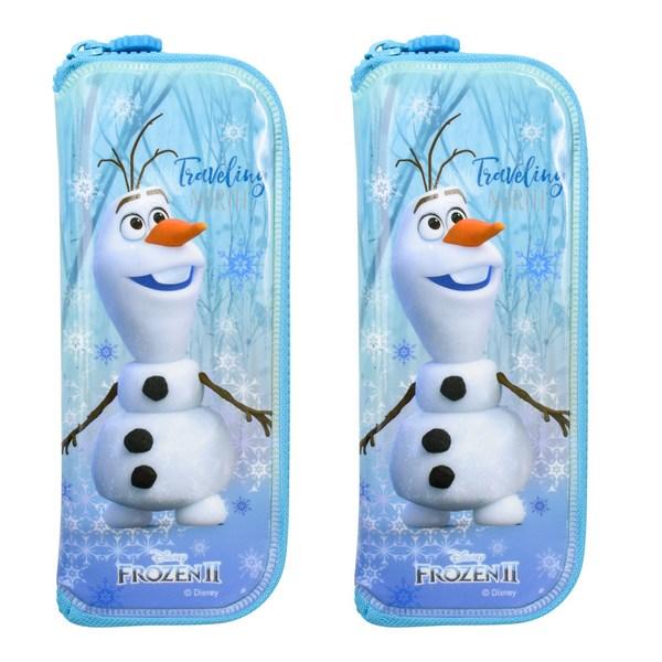 Lilpang Frozen 2 Safety Zipper Cutlery Case, Olaf, 2 Pieces