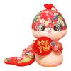 Chinese Style Snake Plush Toy Stuffed Zodiac Snake Mascot Doll Animal Plushie Hanging