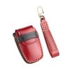 LEXLEY Чехол для ключа из натуральной кожи, чехол для смарт-ключа с логотипом LAND CRUISER PRADO, на заказ для Toyota Land Cruiser Prado серии 150 2009, чехол, крышка, логотип, красный,