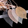 Women Leaf Sweater Pendant Special Leaves  Necklace Ladies Long Chain Jewelry