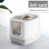 Leyoupai Enclosed Cat Litter Box - Anti-Splash, Odor-Control, Easy-Clean.