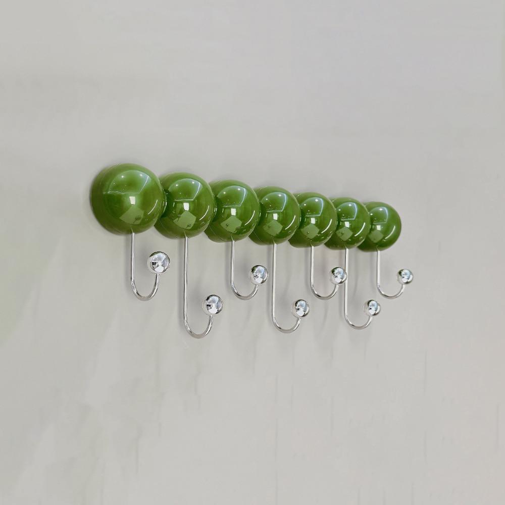 No Marks Suction Cup Hook Removable Clothes Storage Rack Hat Storage Coat Hanger  Entrance Door