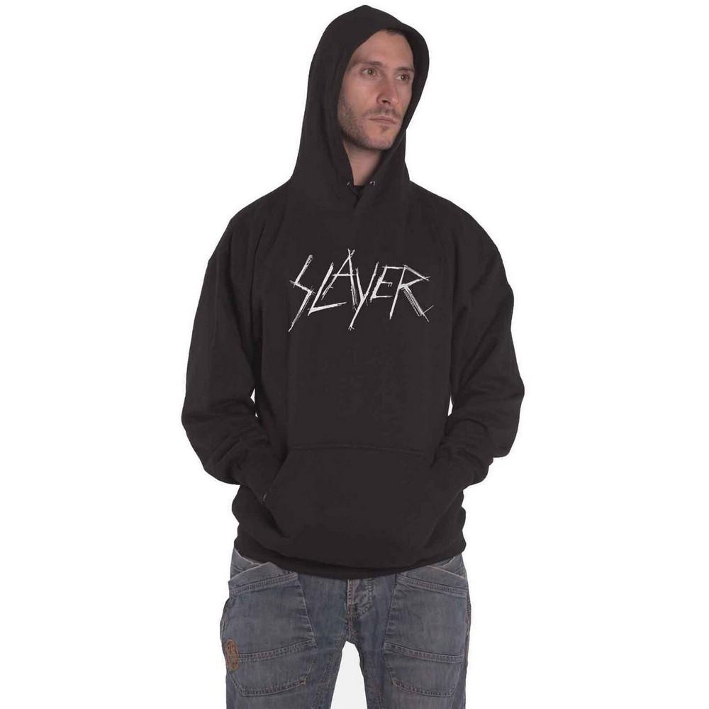 Толстовка с капюшоном Slayer Unisex для взрослых с логотипом Scratch