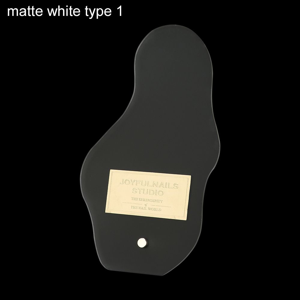 Акриловый прозрачный матовый демонстрационный стенд для накладных ногтей, держатель для дизайна ногтей, демонстрационная доска, цветная карта