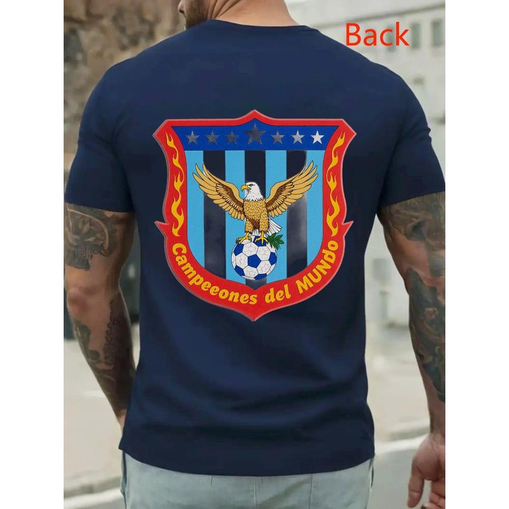 Мужская серая футболка FIFA | Изготовлена из 100% удобной ткани, идеально подходит для повседневной носки, с эмблемой Чемпионов мира