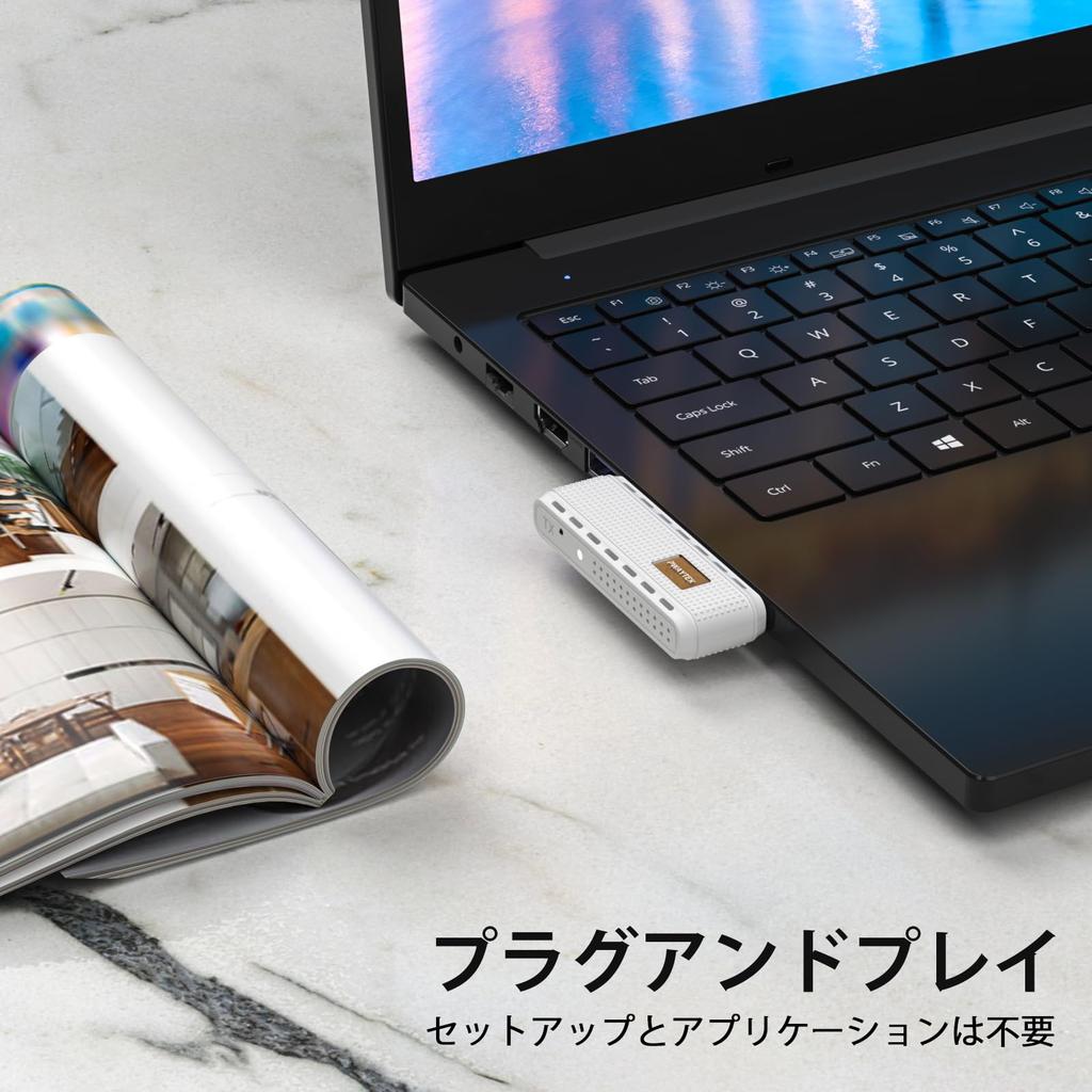 Беспроводной HDMI-комплект Беспроводной HDMI-экран HDMI, подходящий для телефонов Apple и ноутбуков USB C Передатчик/приемник USB-C 3.1 Зеркалирование/удлинение USB-C