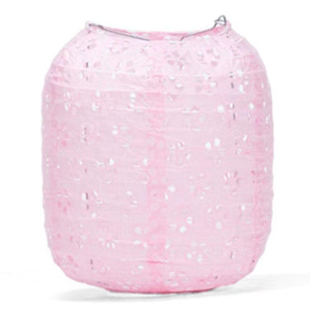 Cylindrical Hanging Lampion Colored Hollow Lantern Festival Lantern Paper Lantern Mid-autumn