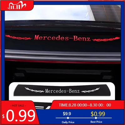 Наклейки на автомобиль Mercedes Benz GLC GLB, Проекционная планка стоп-сигнала, Верхний значок заднего фонаря для AMG W204 W205 W203 W211 W212 W