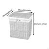 Laundry Hamper Clothes Basket Bin with Liner Bag Multipurpose Woven Rattan for