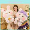 Rabbit Cartoon Cute Animal Plush Toys Lovely Deer Panda Girls Kids Gifts Bedtime