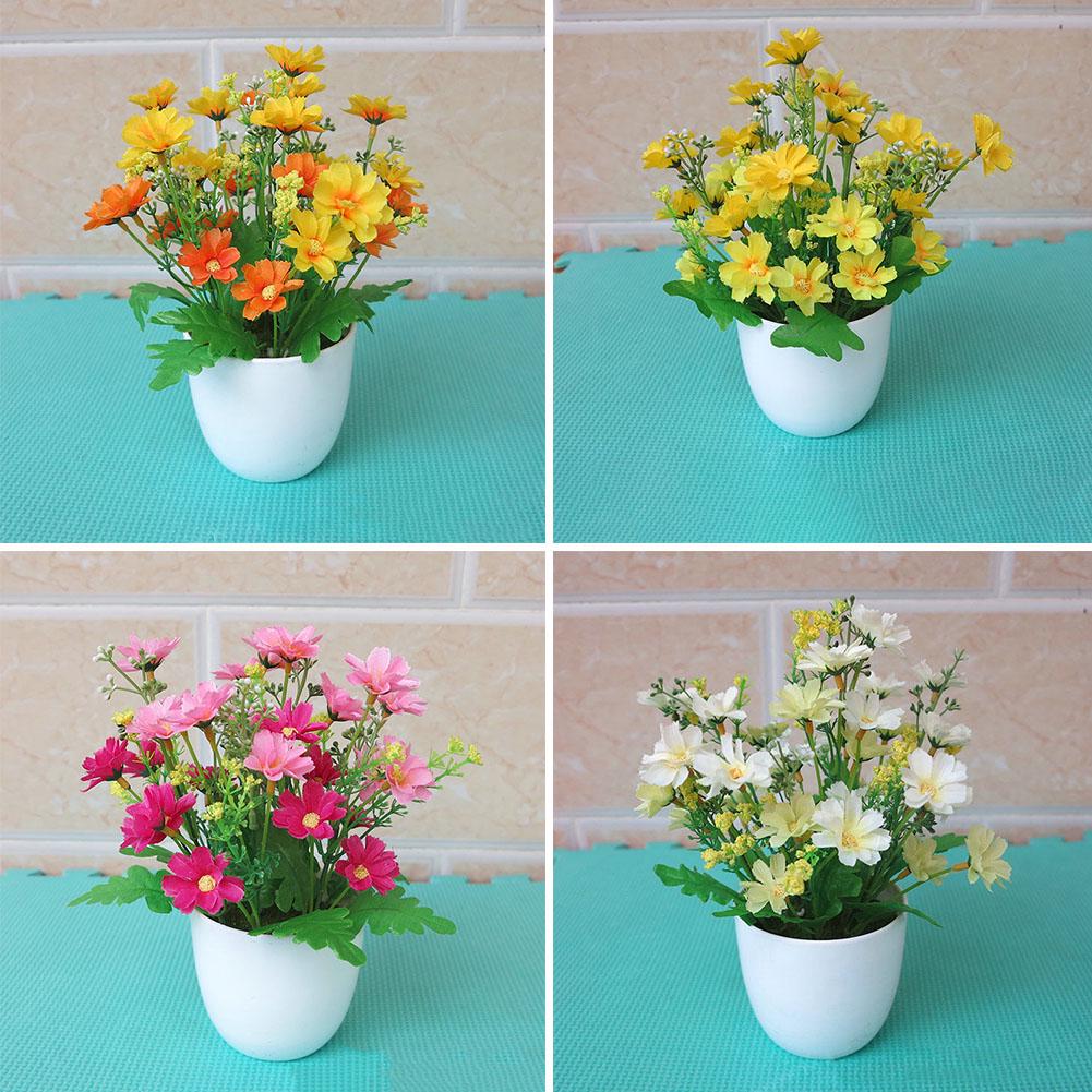 1 шт. Искусственный горшечный цветок Сад Сделай сам Вечеринка Дом Праздник Рождество Поделка Украшение Рождественское украшение CDN