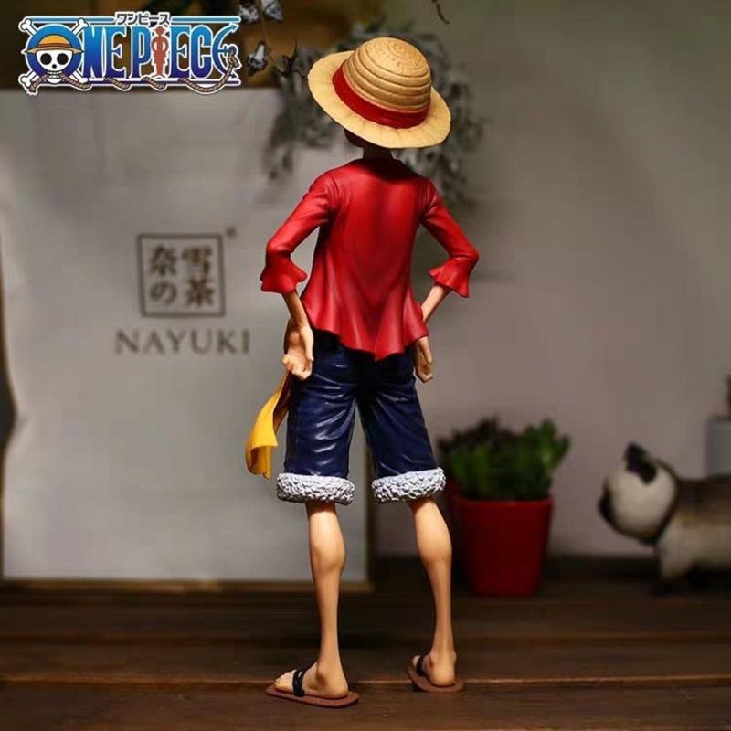 Ручная модель аниме смеющийся Луффи One Piece может изменить лицо супер большой Луффи улыбка группа дети коллекция игрушек
