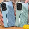 Фиолетовый узор воды для Samsung Galaxy S 8 9 10 20 Plus 21 FE 22 23 24 Ultra S7 Edge Черный Чехол для телефона из закаленного стекла Жесткий чехол
