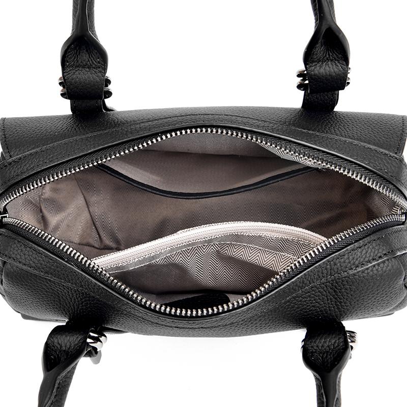 Модная однотонная сумка через плечо из натуральной кожи для женщин, высококачественная сумка из коровьей кожи, роскошная женская сумка-мессенджер