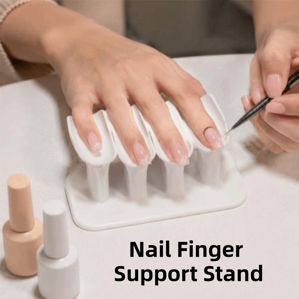 Ergonomic Nail Hand Pillow Stable Base Nail Art Rest Support Holder for Manicures