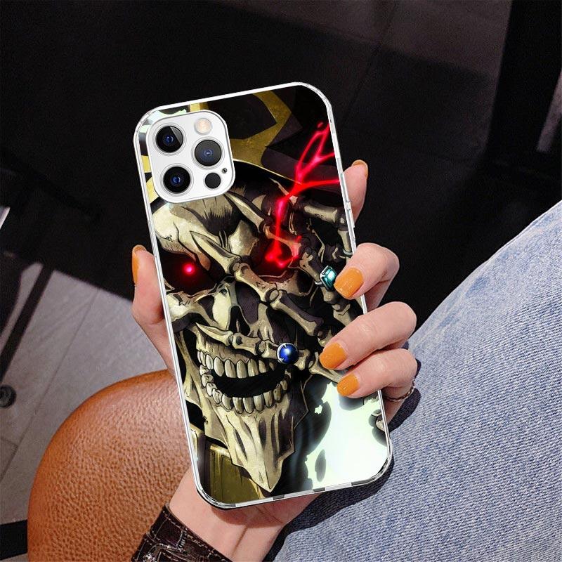 Overlord Anime Phone Case For iPhone 17 Air 16 Pro Max 16E 15 + 14 Plus 11 12 13 Mini 7 8 SE Gift Print Cover Fundas 17 Air 16 P
