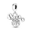 925 Sterling Silver Rainbow Sunflower Beads Animal Elephant Pendant Charms Fit Bracelet For Women