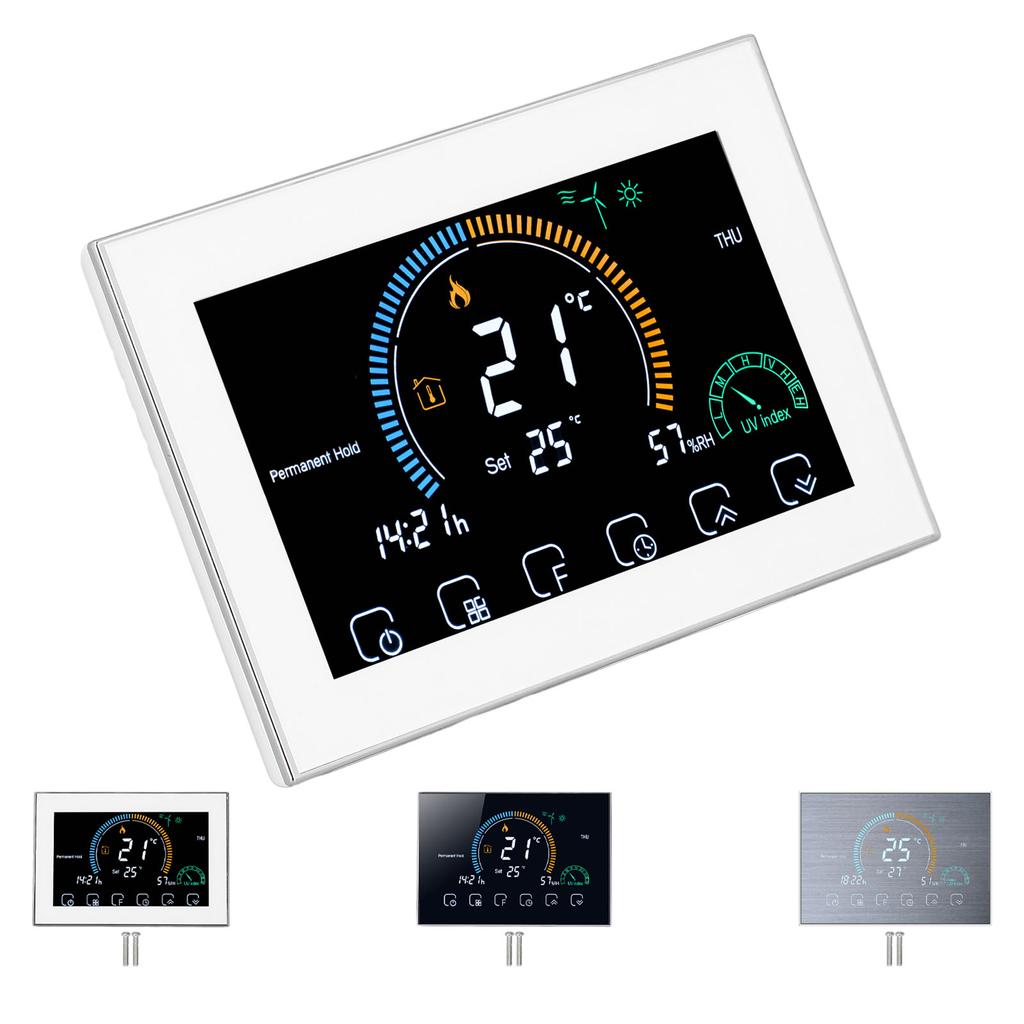 Центральный кондиционер Термостат Светодиодный сенсорный экран Программируемый интеллектуальный WiFi контроллер температуры 9