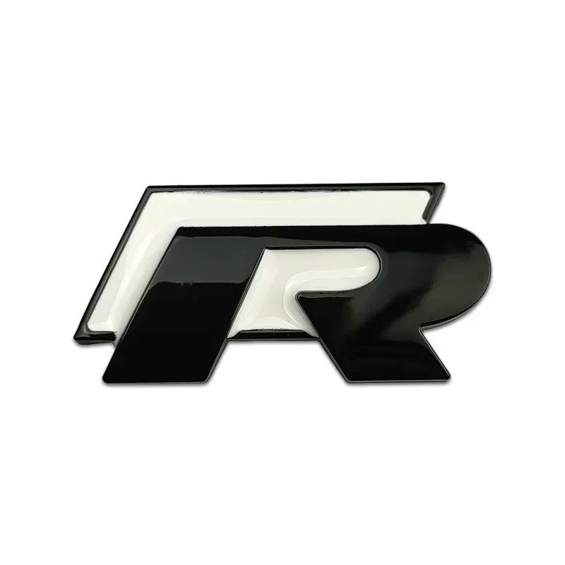 2026 Горячее Для VW VOLKSWAGEN Для Volkswagen VW R Rline Логотип Металлическая Решетка Радиатора Автомобиля Значок Наклейки на Задний Багажник Polo Golf Jetta Beet