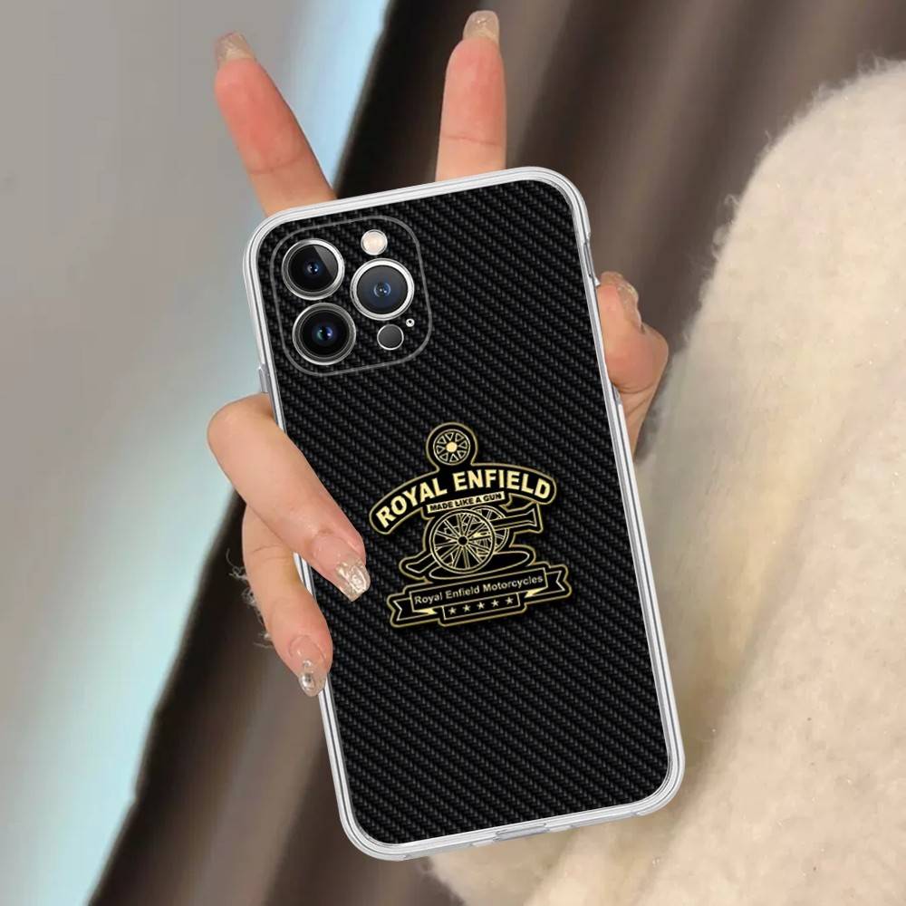 R-ROYALS E-ENFIELDS Логотип Для IPhone 17 16 15 14 13 12 11 Pro Max Plus Чехол для телефона Высококачественный Силикон