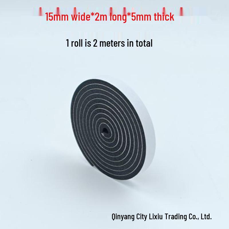 Черный огнестойкий 30° мягкий ПУ поролон: Высокоэластичная, односторонняя клейкая пыленепроницаемая уплотнительная лента для электронных кабельных жгутов