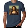 Monday Lisa Mona Lisa Da Vinci Joke Postmodern Art Tshirt Soft Casual Short Sleeve Cotton Tee