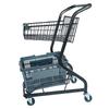 Двухслойная складная тележка для супермаркета