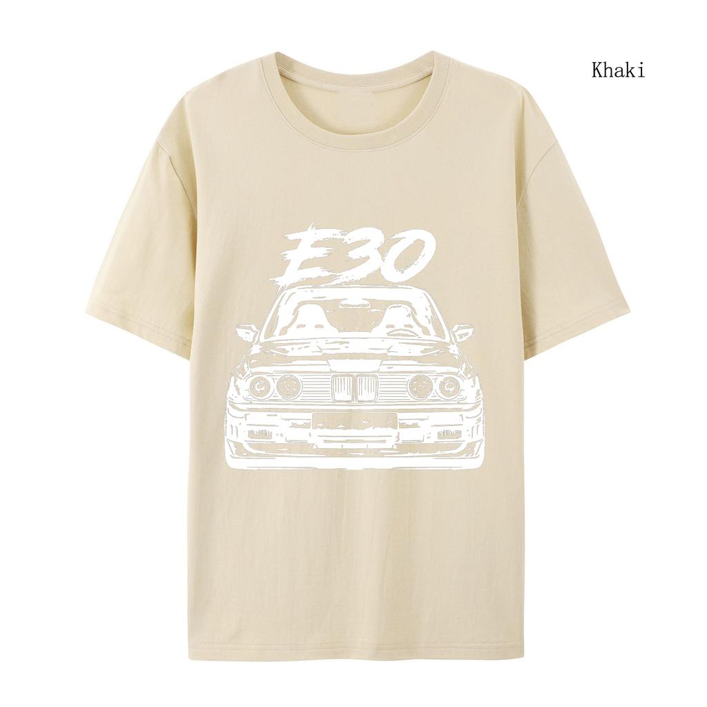 Женская футболка с изображением автомобиля E30 Весна Осень Женская футболка с изображением автомобиля E30 Топы Эстетическая одежда Модная женская футболка с изображением автомобиля E30