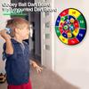 1 Set Gooey Ball Dart Board Sticky Balls Colorful Animal Print Stickiness Wall-mounted Decompression Throwing Target Ball Toy Sticky Hook