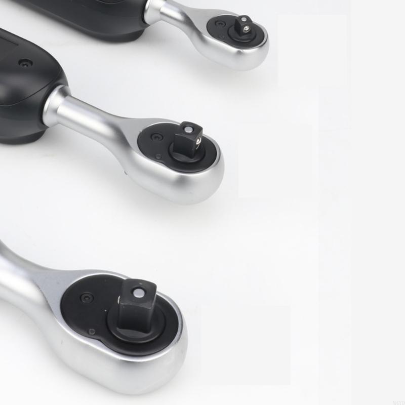 Цифровой динамометрический ключ с приводом 1/4", 3/8", 1/2" и 72-зубчатой трещоткой для затяжки болтов в автомобильной сфере M4YD