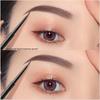 Double Head Eyebrow Pencil Waterproof Natural Three-dimensional Smooth Triangle Eyebrow Pencil Does Not Remove Makeup Lasting Women Makeup Cosmetics