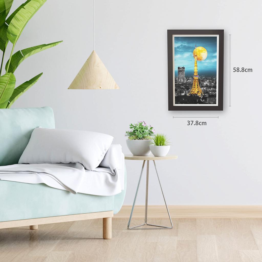 Pinto 1000-Piece Plastic Jigsaw Puzzle "Tokyo Tower (Moonlit Night Series)" (38x59cm) for Adults, Difficult, No Broken Pieces, Click-together [H2652]