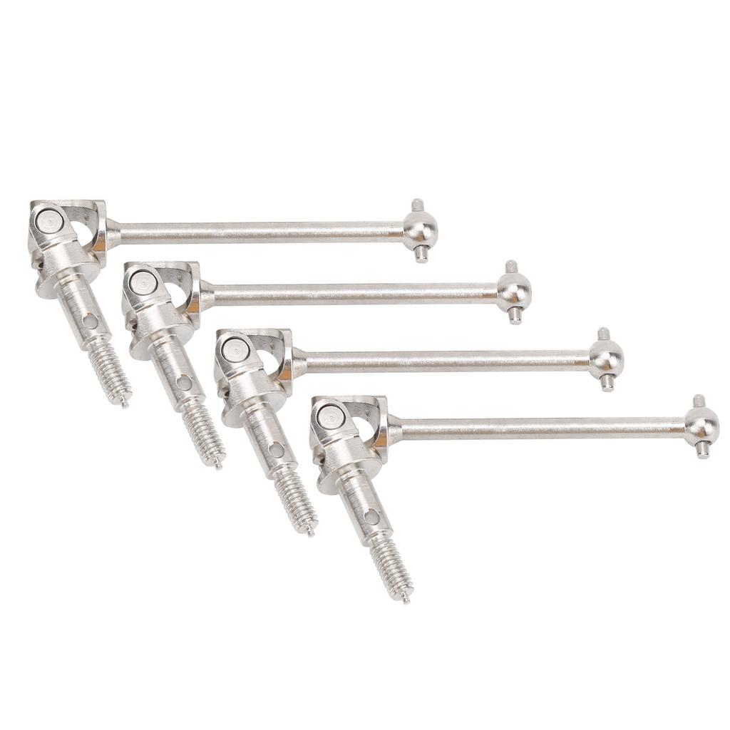 4Pcs Steel CVD Drive Shaft Transmission Axle for HSP 941239410894102 110 RC CarSilver