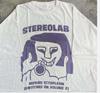 1995 Stereolab Band Gift For Fan White Color Cotton T Shirt Full Size S-4XL