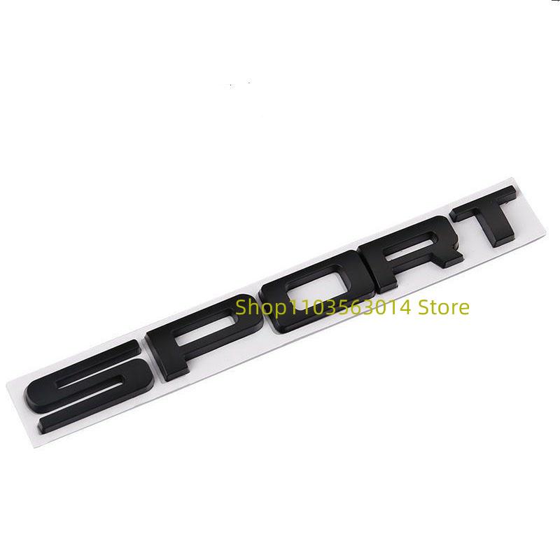 ABBB1 3D ABS Letters SPORT Si4 SDV6 SDV8 Emblem Car Trunk Badge Stickers For Autobiography SPORT