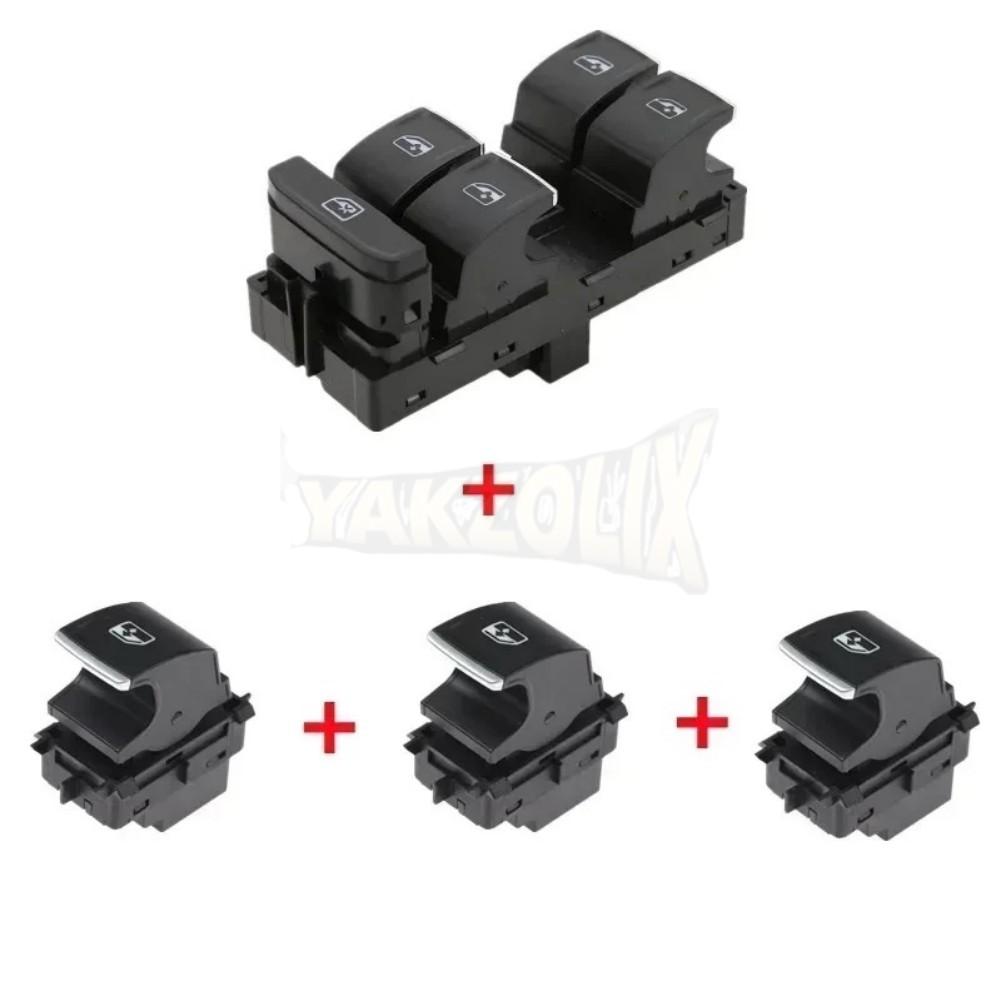 For VW Golf Passat Tiguan Skoda Octavia Superb 2014 - 2018 LHD Power Window Lifter Control Switch Button 5G0959857 5G0959855