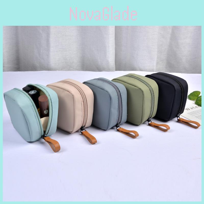 Small Travel Makeup Organizer With Lightweight Nylon Construction For Cosmetics And Personal Items